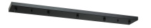 Matteo Lighting CP0205BK - Multi Ceiling Canopy (Line Voltage) Black Canopy