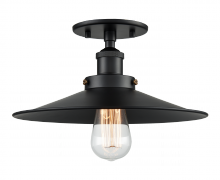 Matteo Lighting X46112BKBK - Bulstrode's Workshop Black Ceiling Mount
