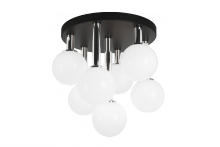 Matteo Lighting X75307BKOP - Stellar Black Ceiling Mount