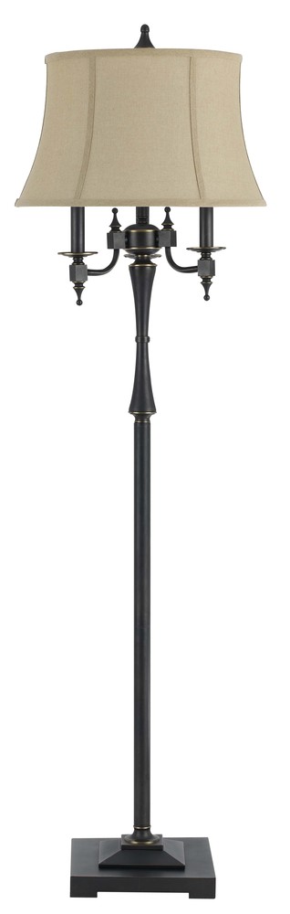 6 Way Madison Metal Floor Lamp