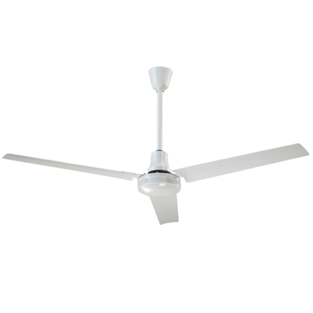 White Variable Speed CANARM CP56HPWP 56" Commercial Ceiling Fan 